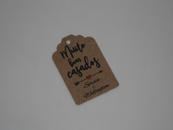 Tag Rustica para Lembrancinhas - Modelo 2