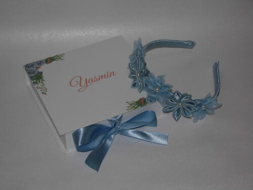 Caixa Convite com Tiara para Florista ou Daminha