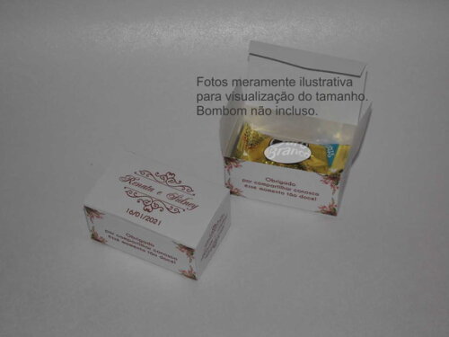 Caixa para 1 Bombom