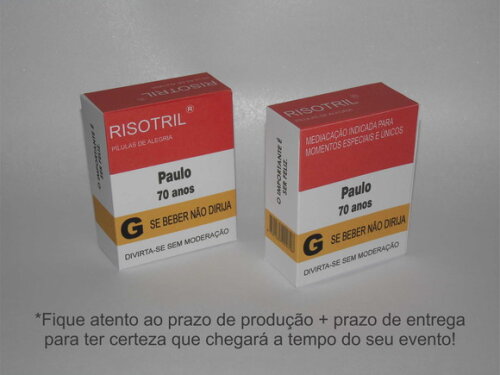 Caixa para Kit Ressaca - Personalizada