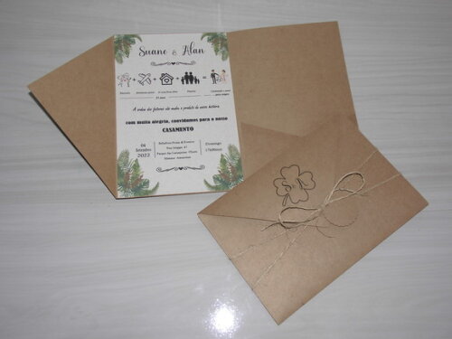 Convite com Envelope - 4