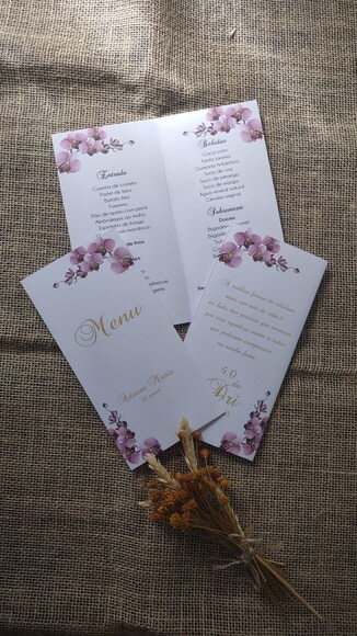 Menu com Agradecimento