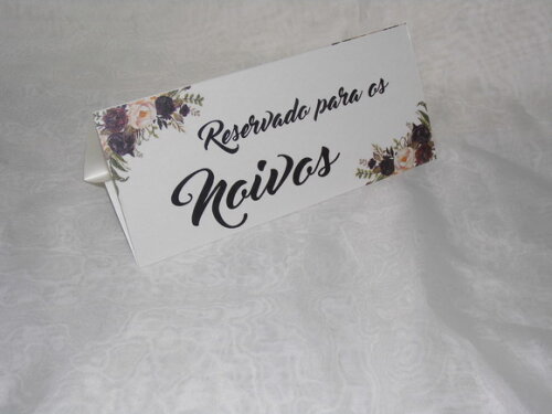 Plaquinhas Reserva de Mesa