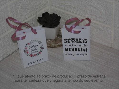 Sacolinha para Kit Ressaca com Alça