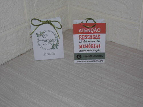 Sacolinha para Kit Ressaca com Laço