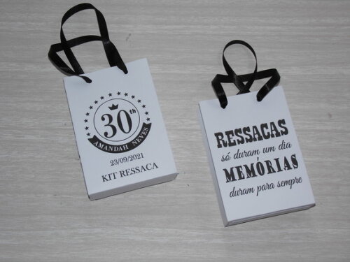 Sacolinha para Kit Ressaca com Alça