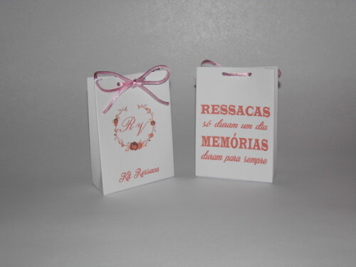 Sacolinha para Kit Ressaca com Laço