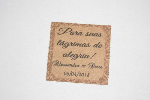 Tag Rústica para Bem Casados e Lembrancinhas