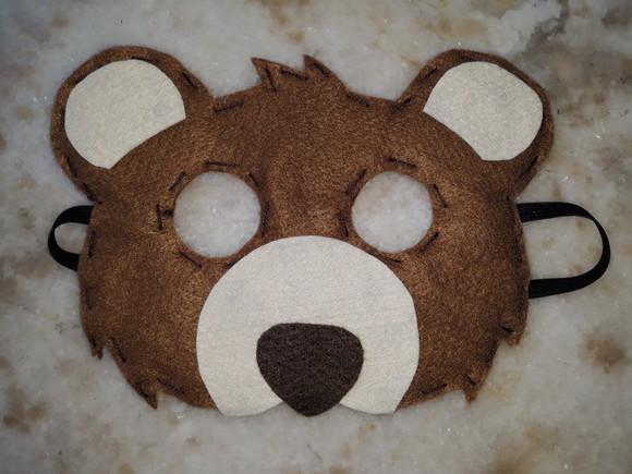 Máscara Feltro Urso