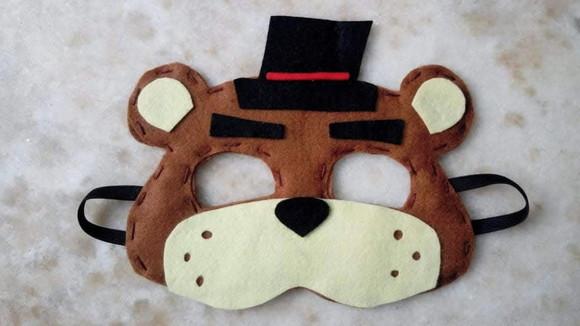 Máscara Feltro Five Night At Freddys Freddy