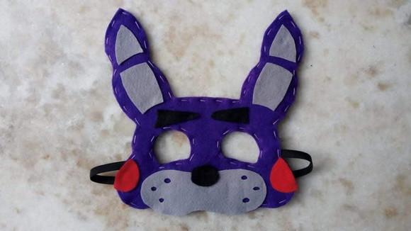 Máscara Feltro Five Night At Freddys Bonnie