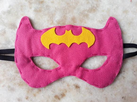 Máscara Feltro da Batgirl