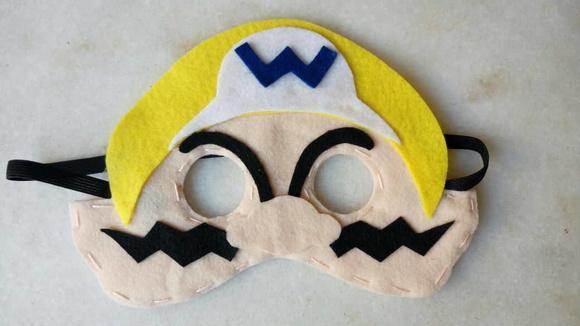 Máscara Feltro Wario