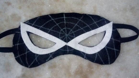 Máscara Feltro Homem Aranha Preto