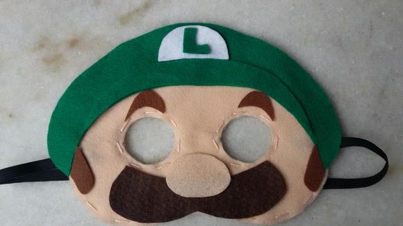 Máscara Feltro Luigi
