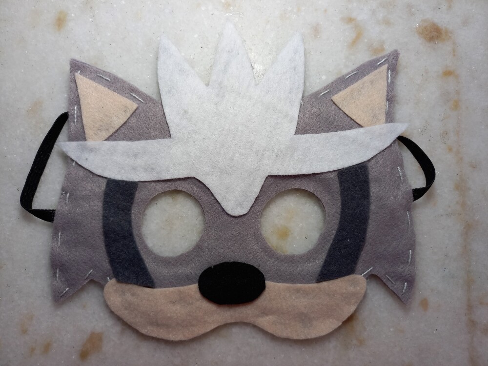 MÁSCARA DE FELTRO SONIC