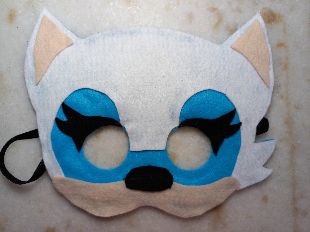 MÁSCARA DE FELTRO SONIC