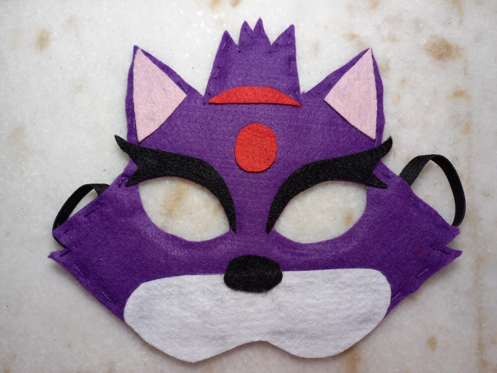 MÁSCARA DE FELTRO SONIC