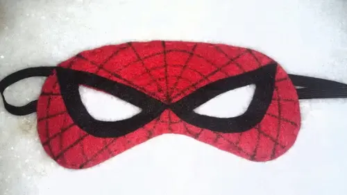 Máscara Feltro Homem Aranha