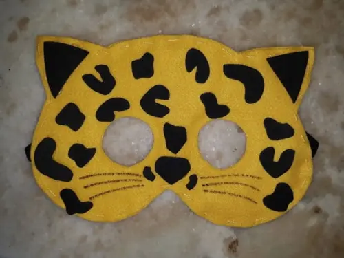Máscara Feltro Onça Pintada