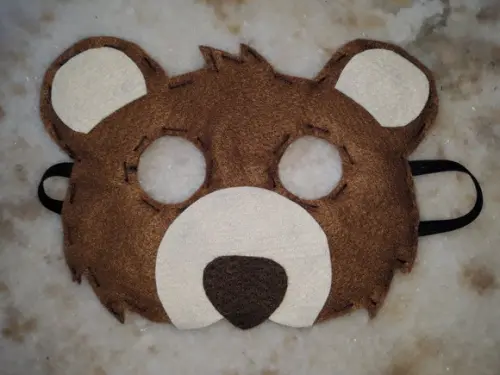 Máscara Feltro Urso