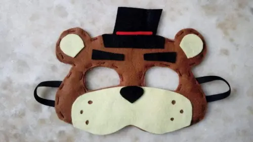 Máscara Feltro Five Night At Freddys Freddy