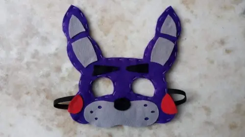 Máscara Feltro Five Night At Freddys Bonnie