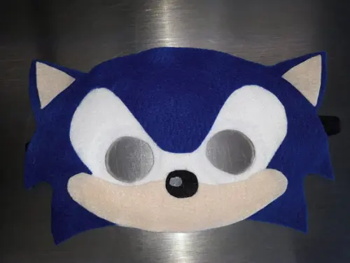 Máscara Feltro Sonic