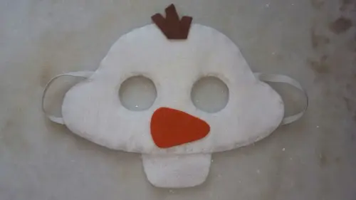 Máscara Feltro Olaf