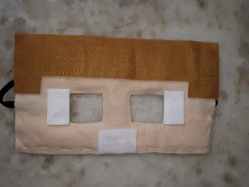 Máscara Feltro Minecraft Steve