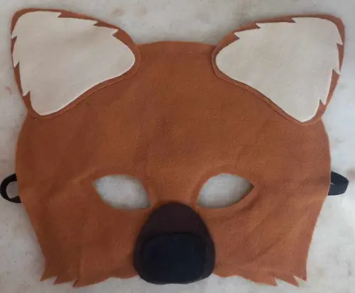 Máscara de Feltro Lobo Guará