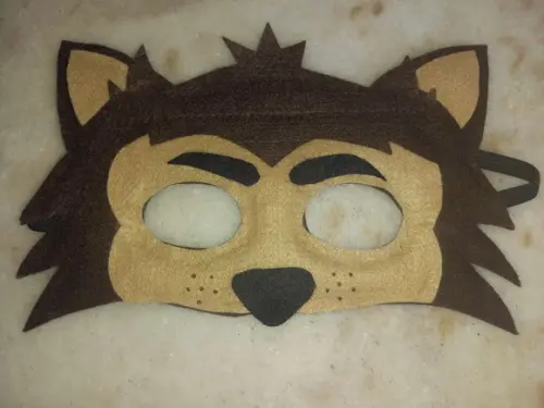 Máscara Feltro Lobo