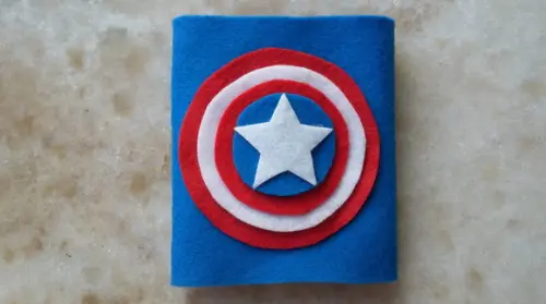 BRACELETE FELTRON CAPITÃO AMÉRICA