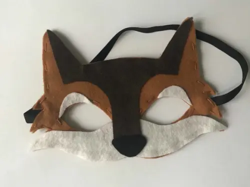 Máscara Feltro Lobo