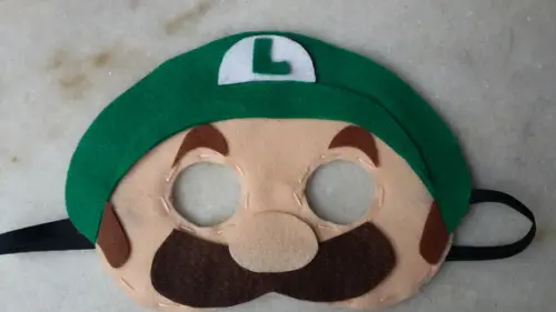 Máscara Feltro Luigi