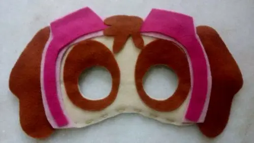MÁSCARA DE FELTRO PATRULHA CANINA