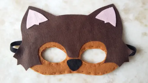MÁSCARA DE FELTRO LOBO MAU