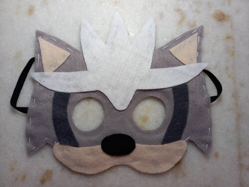 MÁSCARA DE FELTRO SONIC