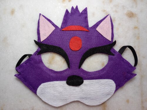 MÁSCARA DE FELTRO SONIC