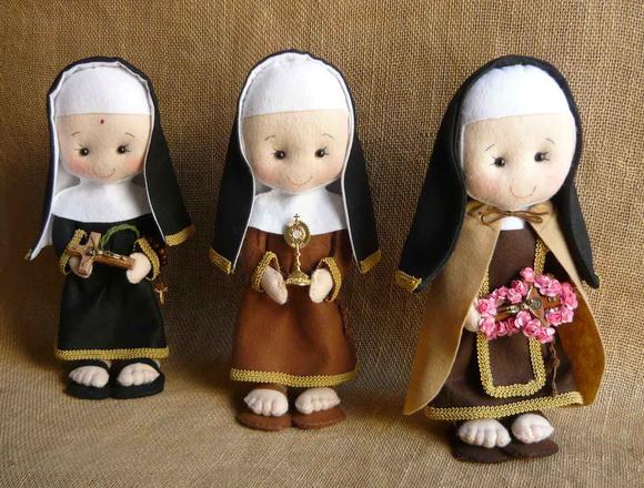 Trio Santinhas de Feltro