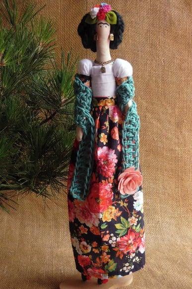 Boneca Tilda - Frida Kahlo