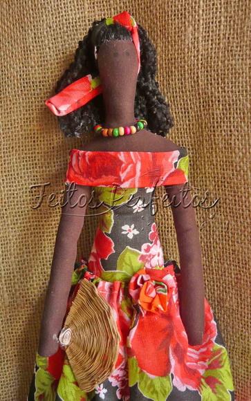 Boneca Tilda Negra