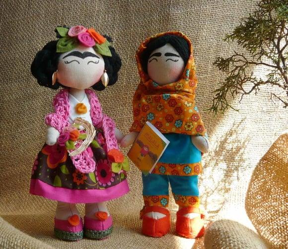 Bonecas Malala e Frida