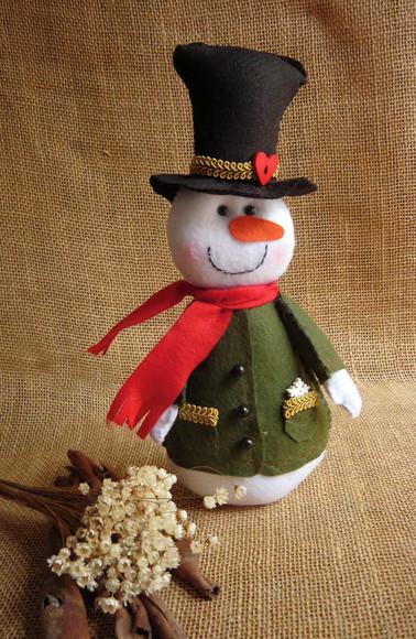 Boneco de Neve de Feltro