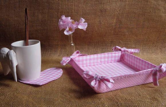 Cesta para Pães Mais Descanso de Xicara