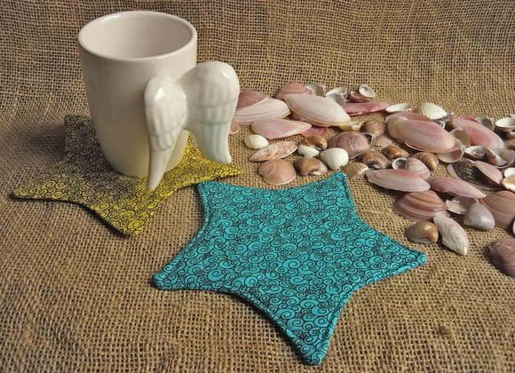 Mug Rug Estrela - Descanso de Copo