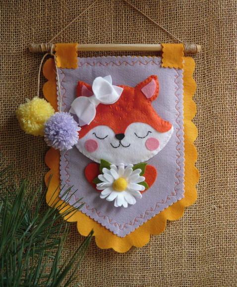 Flâmula Raposinha - Decoração para Quarto Infantil