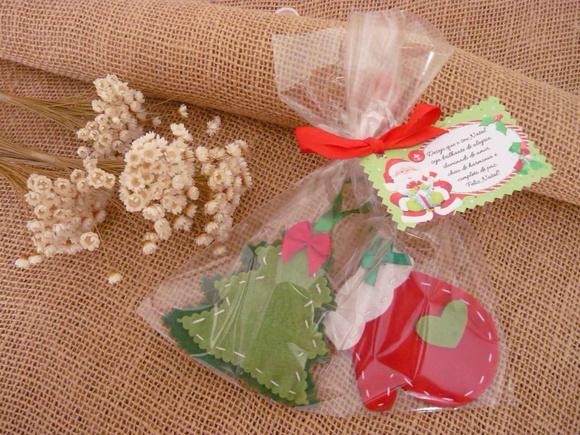 Lembrancinha de Natal - Kit com 2 Enfeites