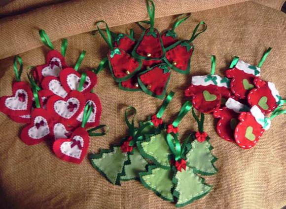 Lembrancinha de Natal - Enfeites Árvore