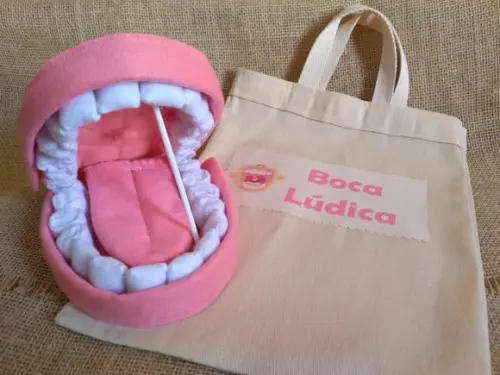 Boca Lúdica em Feltro - Mini